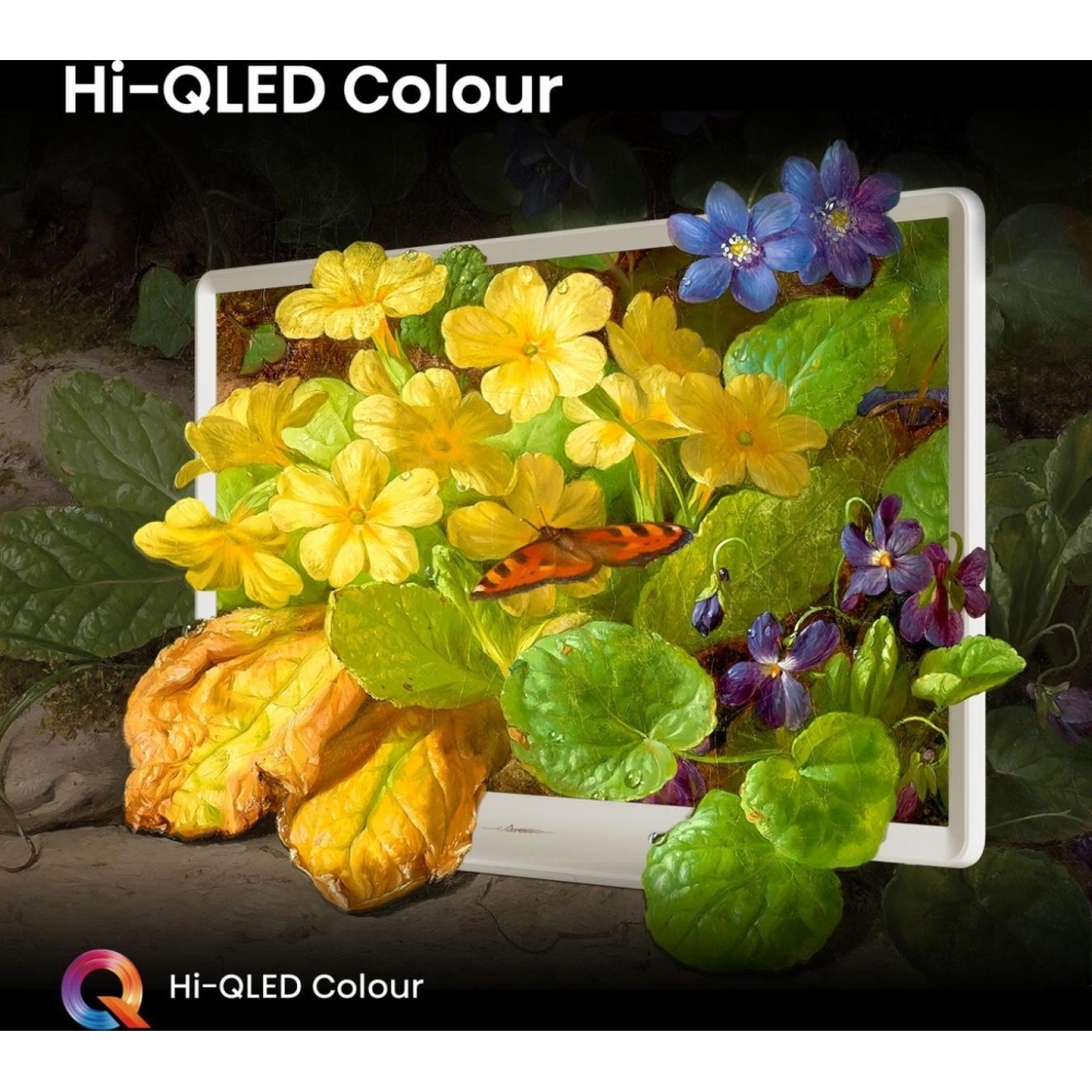 Hisense 32S5QTUK 32" QLED Smart Television, Full HD, White, E Rated