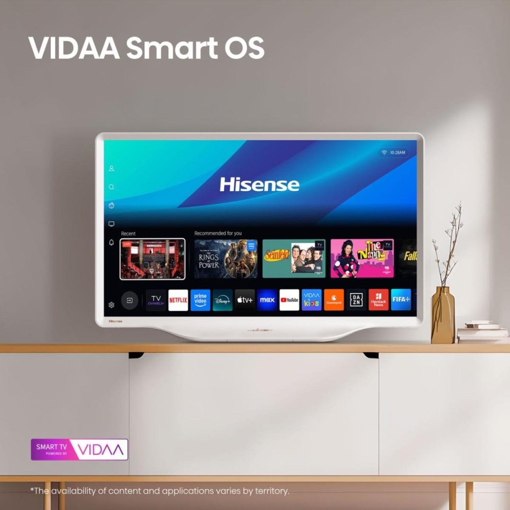 Hisense 32S5QTUK 32" QLED Smart Television, Full HD, White, E Rated