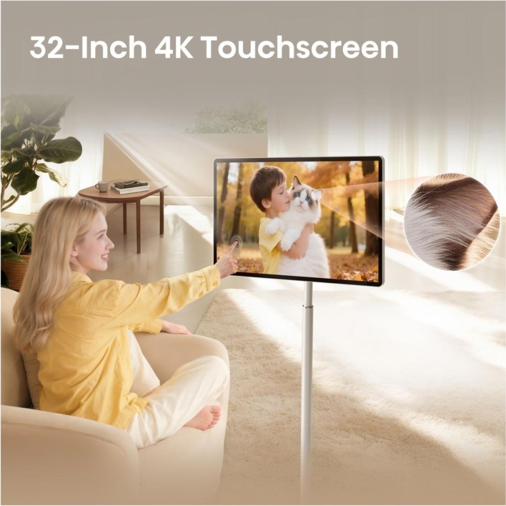 Hisense 32S6S 32" LED Smart Television, 4K Ultra HD, White, E Rated
