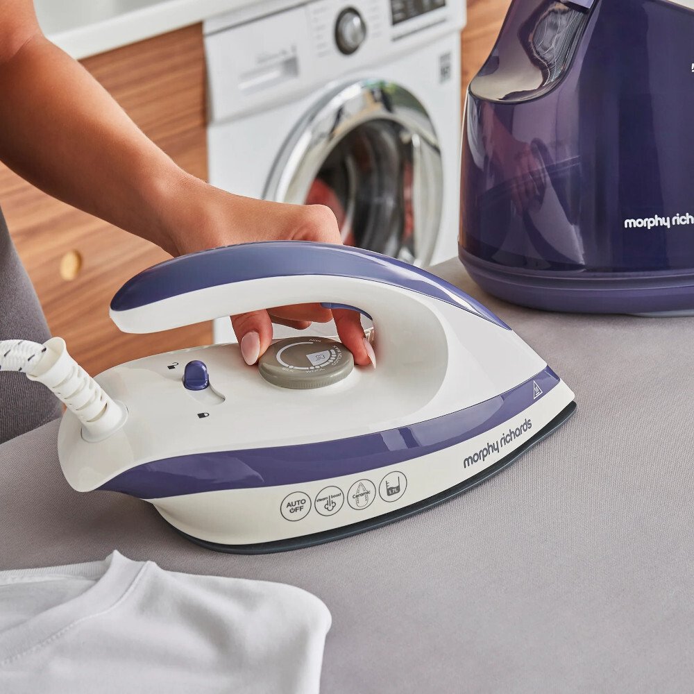 Morphy Richards 333202 Speed Steam 3000w Steam Generator Iron, Purple