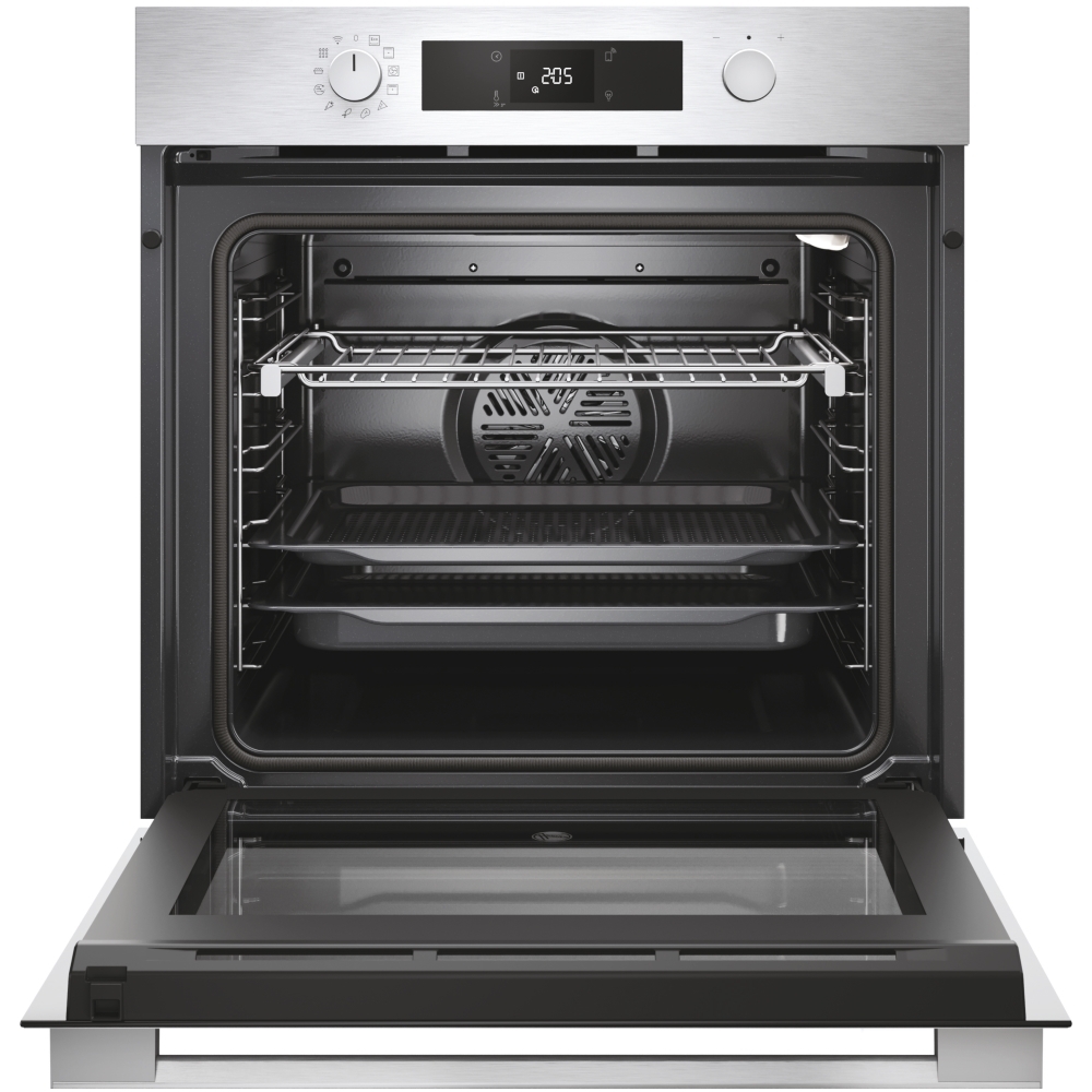 Hoover HO6 C5B3YTX Built-In Electric Single Oven with Pyrolytic Cleaning, Stainless Steel, A++ Rated