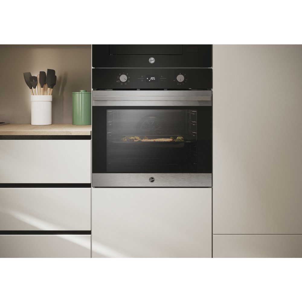 Hoover HO6 H3T1HTX Built-In Electric Single Oven, Stainless Steel, A+ Rated