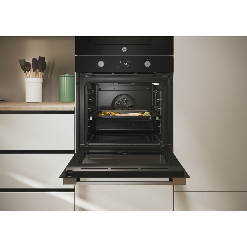 Hoover HO6 H5B3HTX Built-In Electric Single Oven, Stainless Steel, A++ Rated