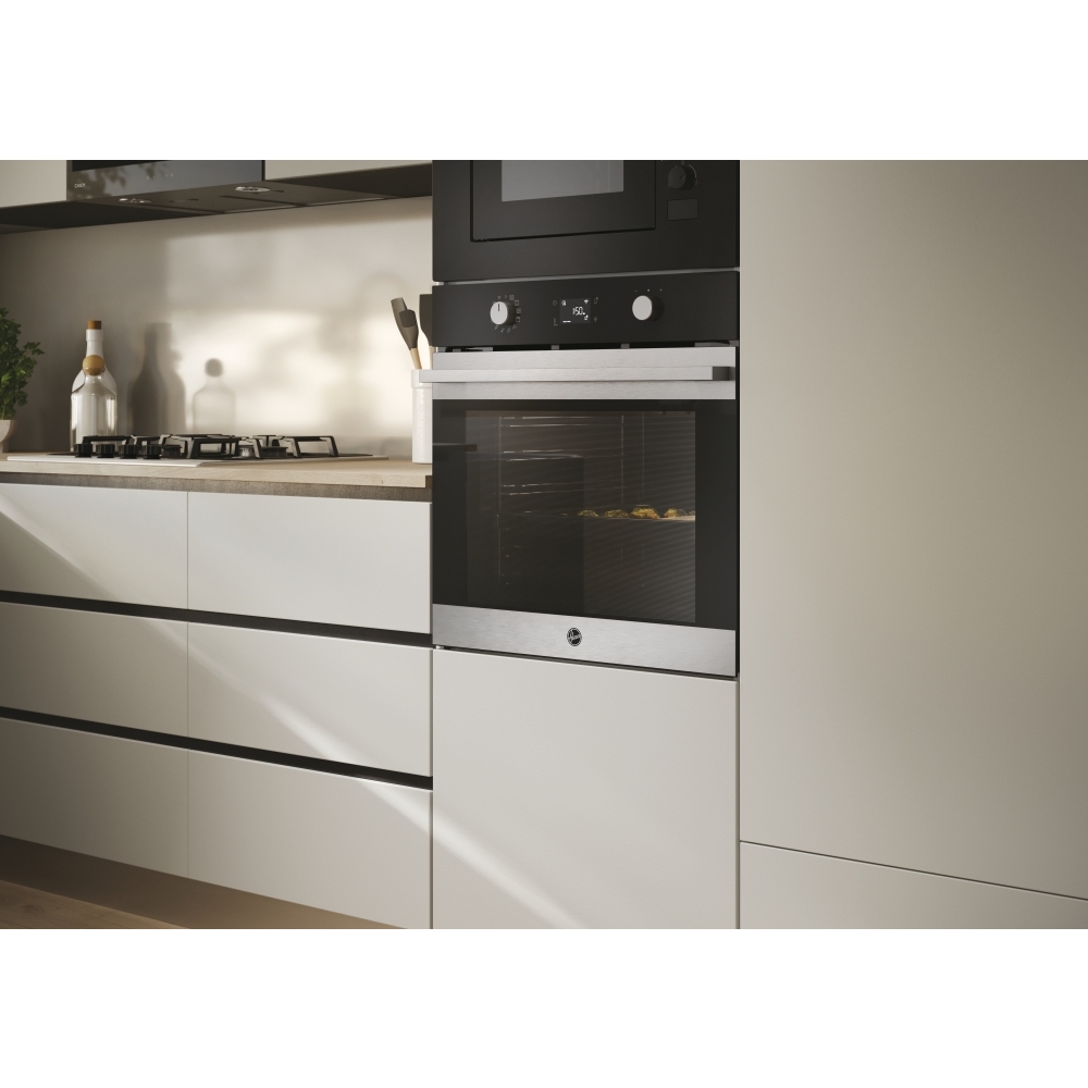 Hoover HO6 H5B3HTX Built-In Electric Single Oven, Stainless Steel, A++ Rated