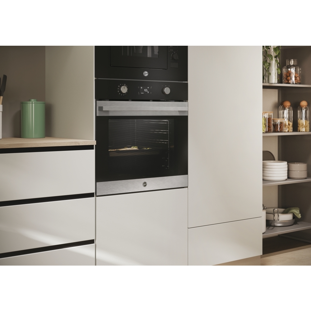 Hoover HO6 H5B3HTX Built-In Electric Single Oven, Stainless Steel, A++ Rated