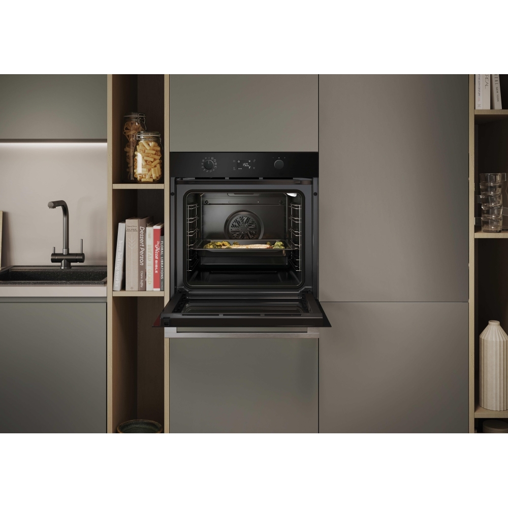 Hoover HO6 S3B3HTB Built-In Electric Single Oven, Black, A++ Rated