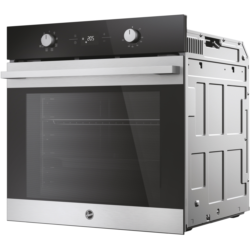 Hoover HO6 H3T1CTX Built-In Electric Single Oven with Pyrolytic Cleaning, Stainless Steel, A Rated