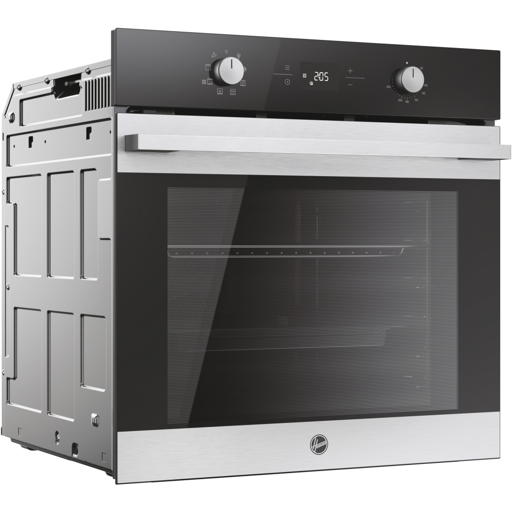 Hoover HO6 H3T1CTX Built-In Electric Single Oven with Pyrolytic Cleaning, Stainless Steel, A Rated