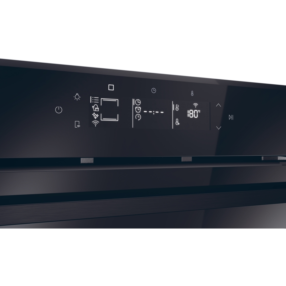 Haier H6 ID25G3HTB1 Built-In Electric Single Oven with Pyrolytic Cleaning, Black, A++ Rated