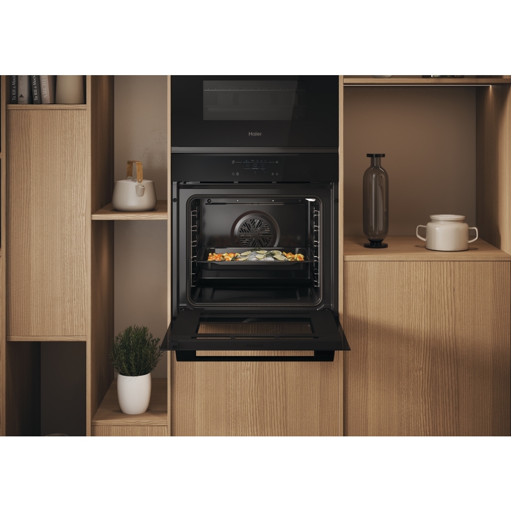 Haier H61D26L5HTX Built-In Electric Single Oven, Black, A++ Rated