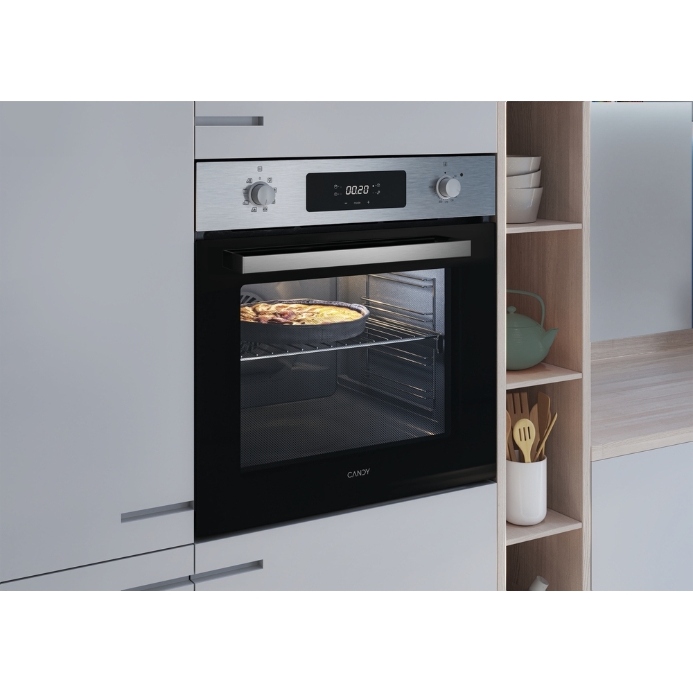 Candy F CM955NRL/CA Built-In Electric Single Oven, Stainless Steel, A+ Rated