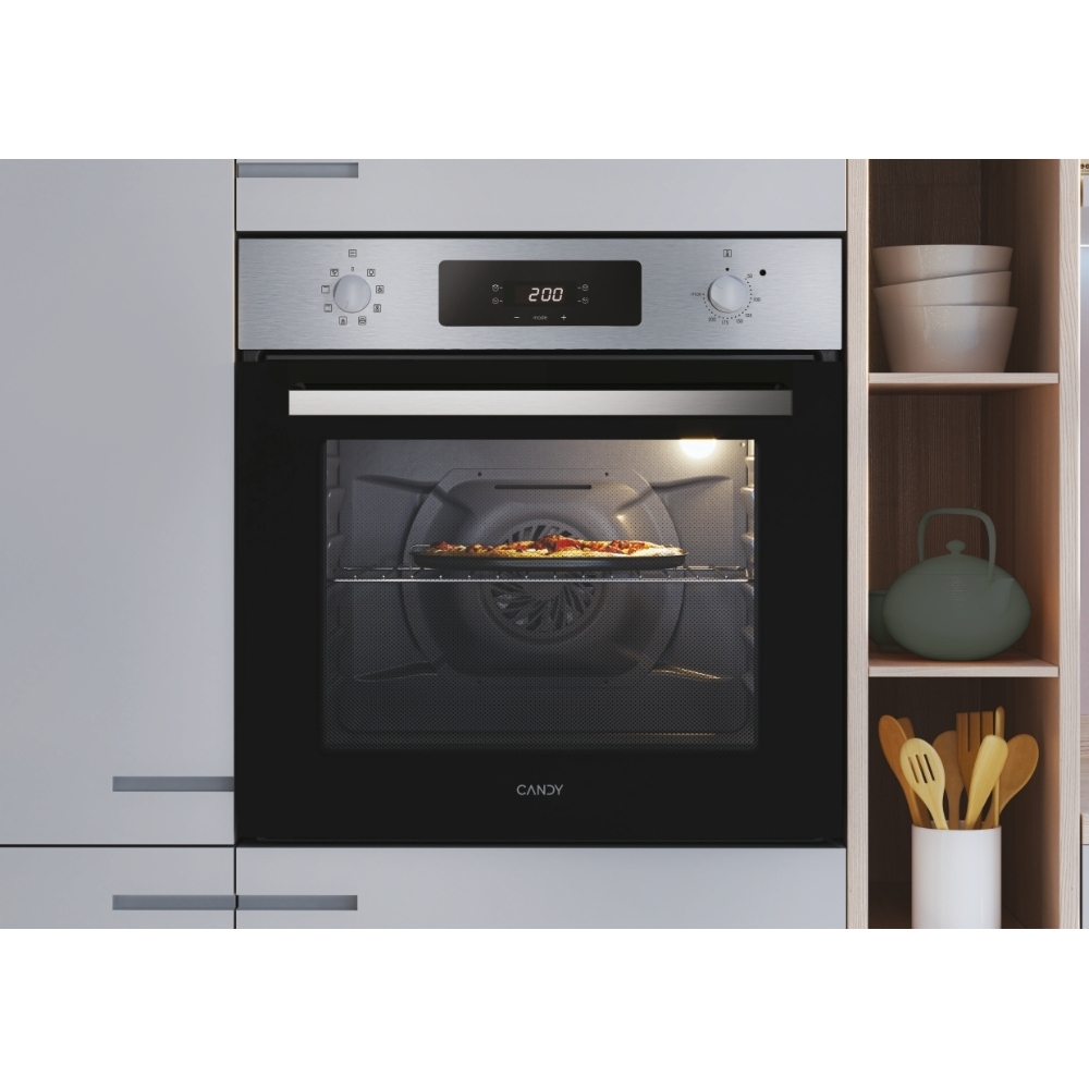 Candy F MCIDC X605/CA Built-In Electric Single Oven, Stainless Steel, A+ Rated