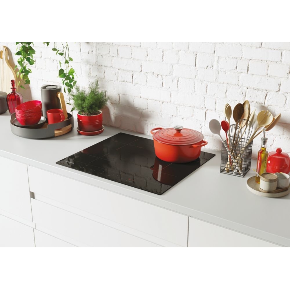 Hoover HH64DBB3P Ceramic Hob, Black