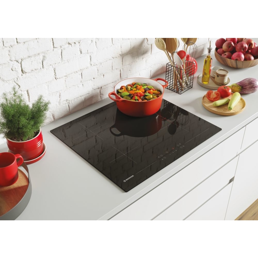 Hoover HH64BV Ceramic Hob, Black