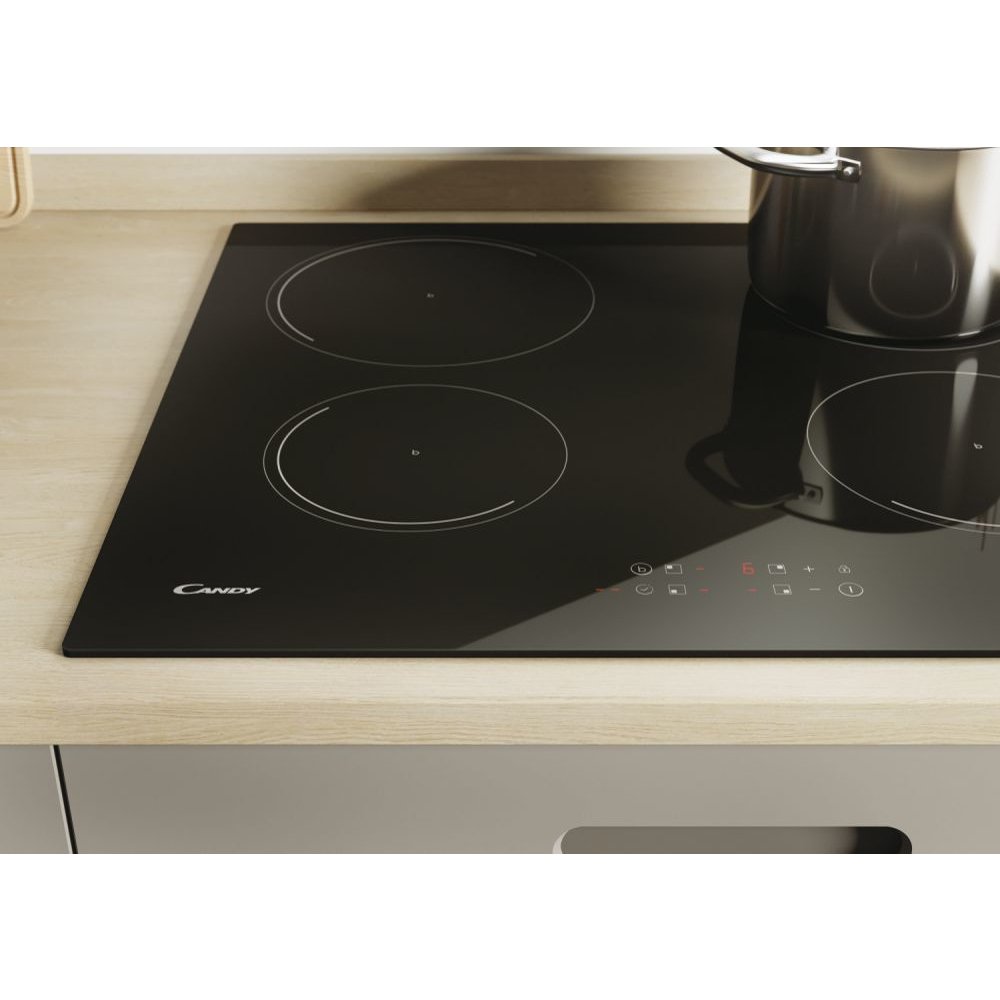 Candy CI642C/E1 59cm Induction Hob, Black
