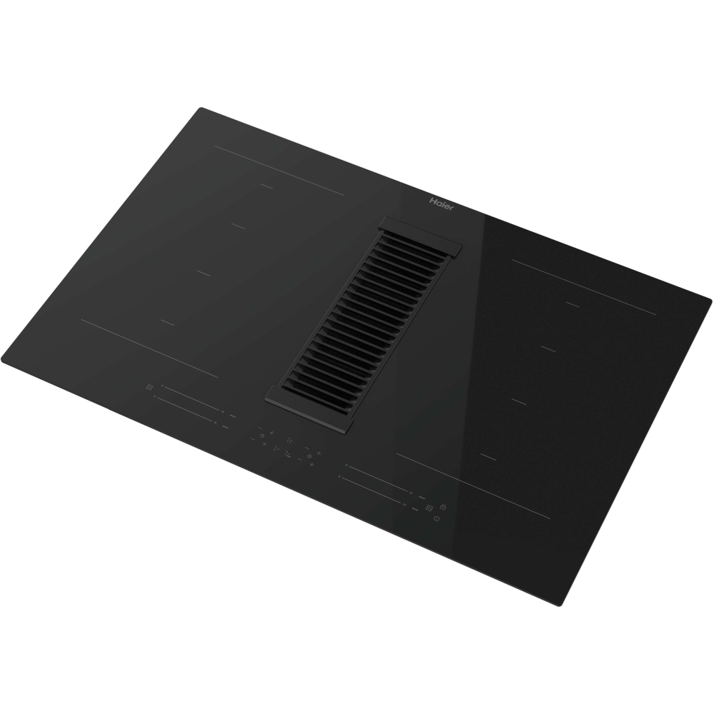 Haier HAIH82MTMCF 80cm Vented Hob, Black