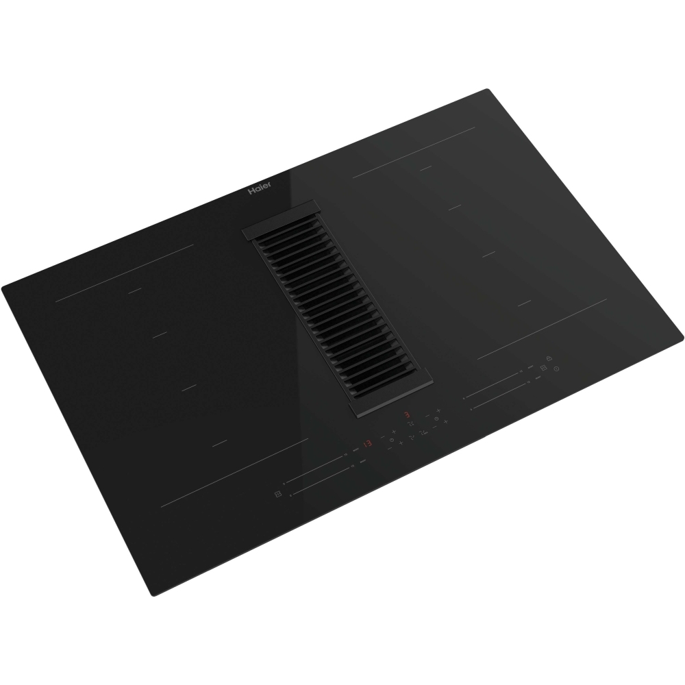 Haier HAIH82MTMCF 80cm Vented Hob, Black