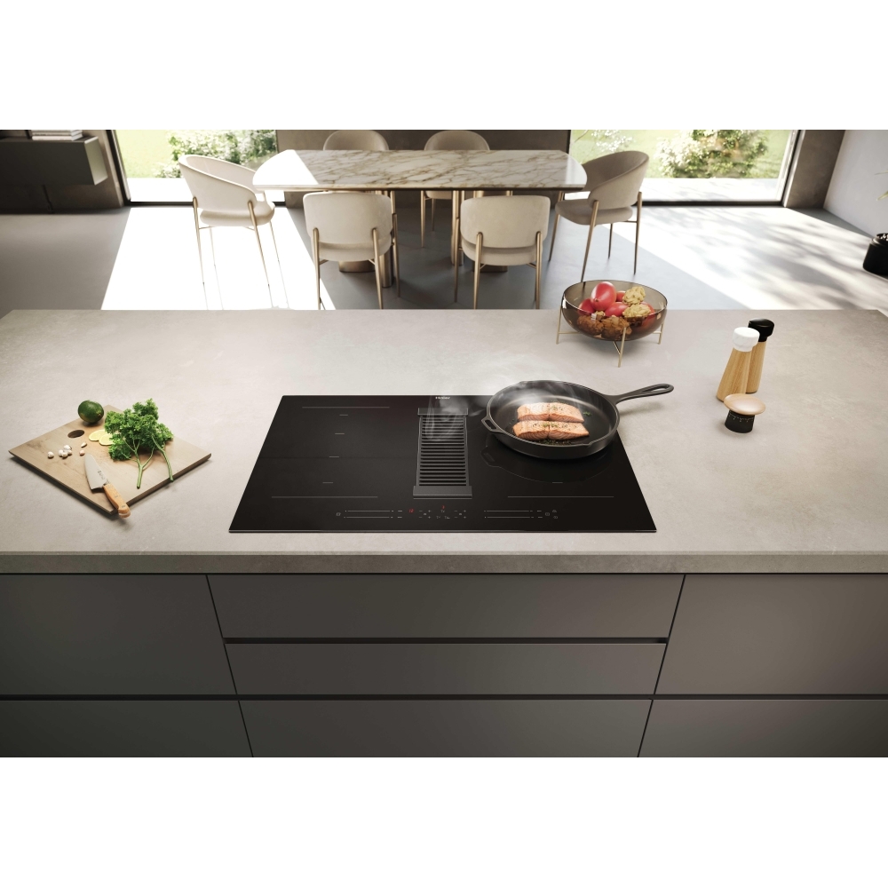 Haier HAIH82MTMCF 80cm Vented Hob, Black
