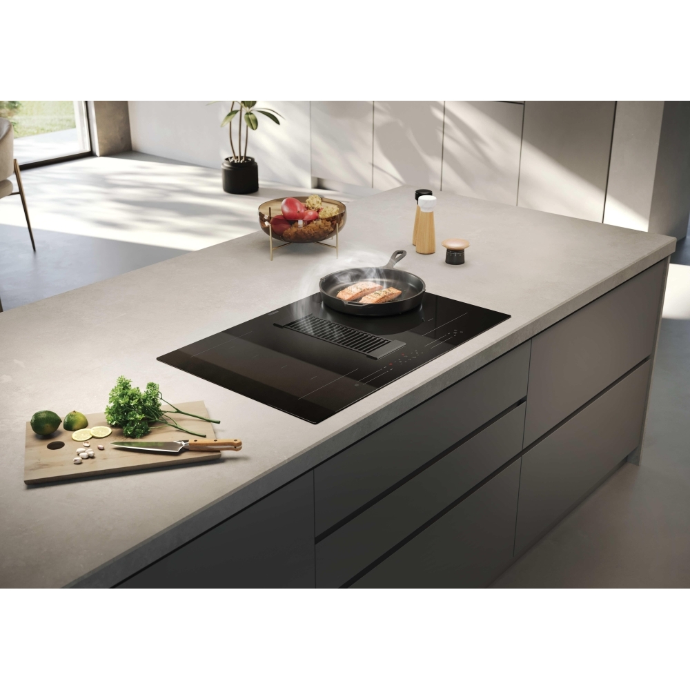 Haier HAIH82MTMCF 80cm Vented Hob, Black