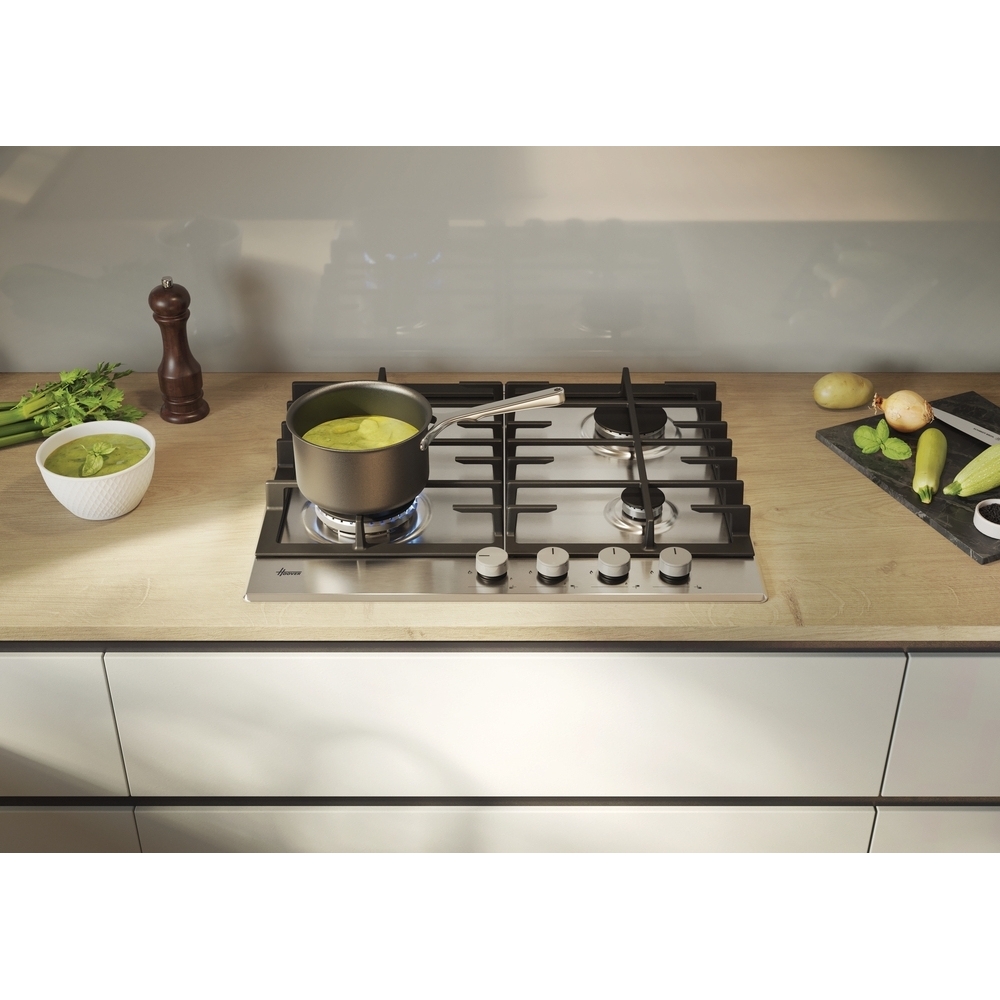 Hoover HHG6BF4C3X 60cm 4 Burner Gas Hob