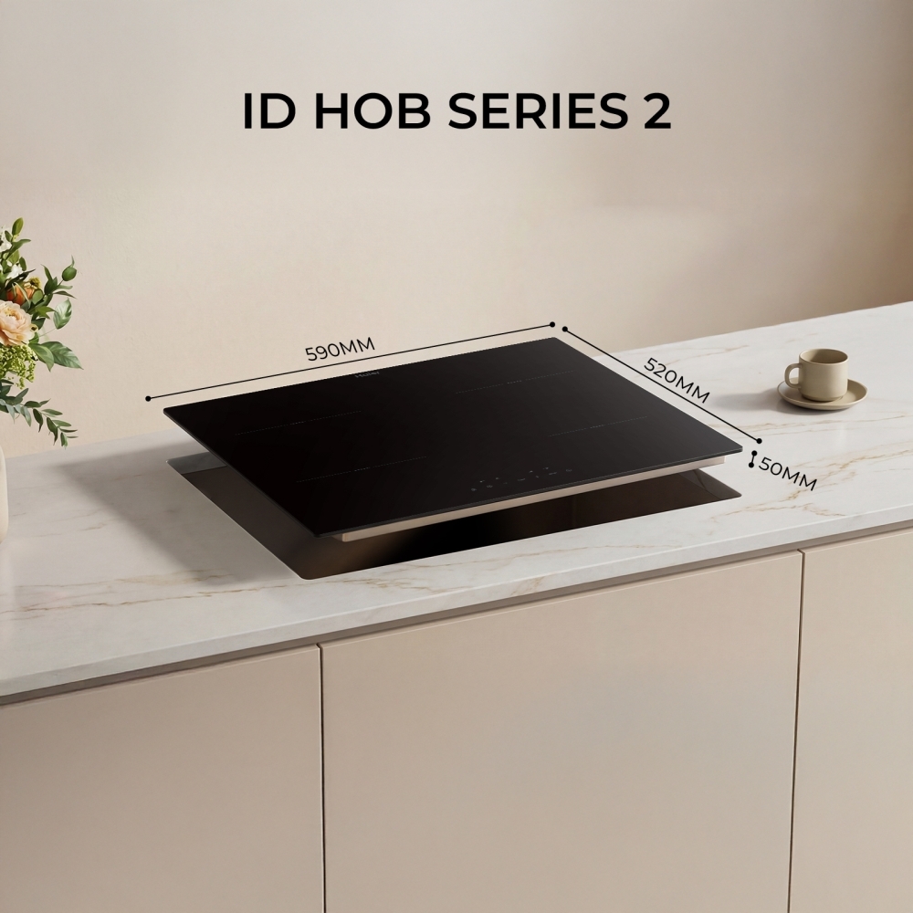 Haier HAIDFS64MCAR1 59cm Induction Hob, Black