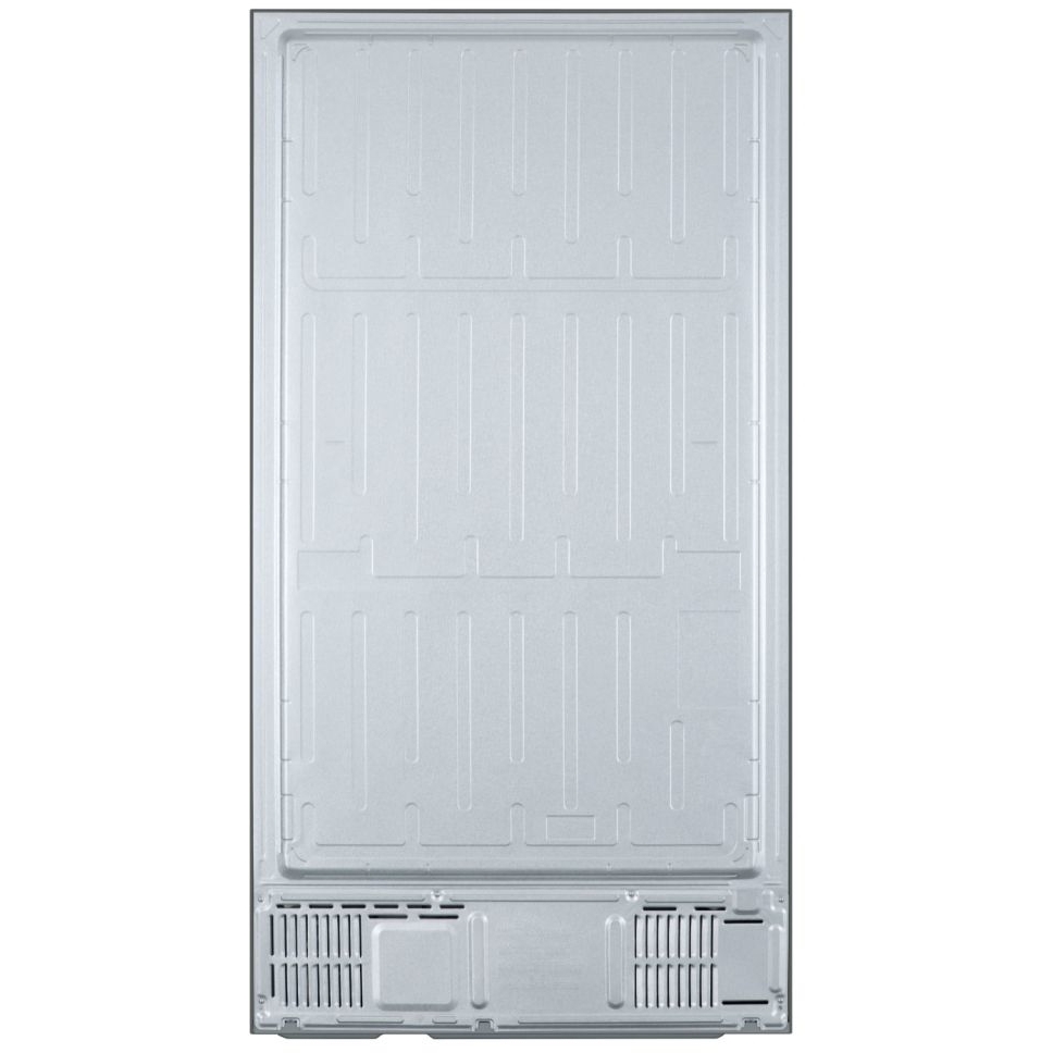 Haier HSR3918ENPG SBS 90 Series 3 American Fridge Freezer, Silver, E Rated,  Non-Plumbed