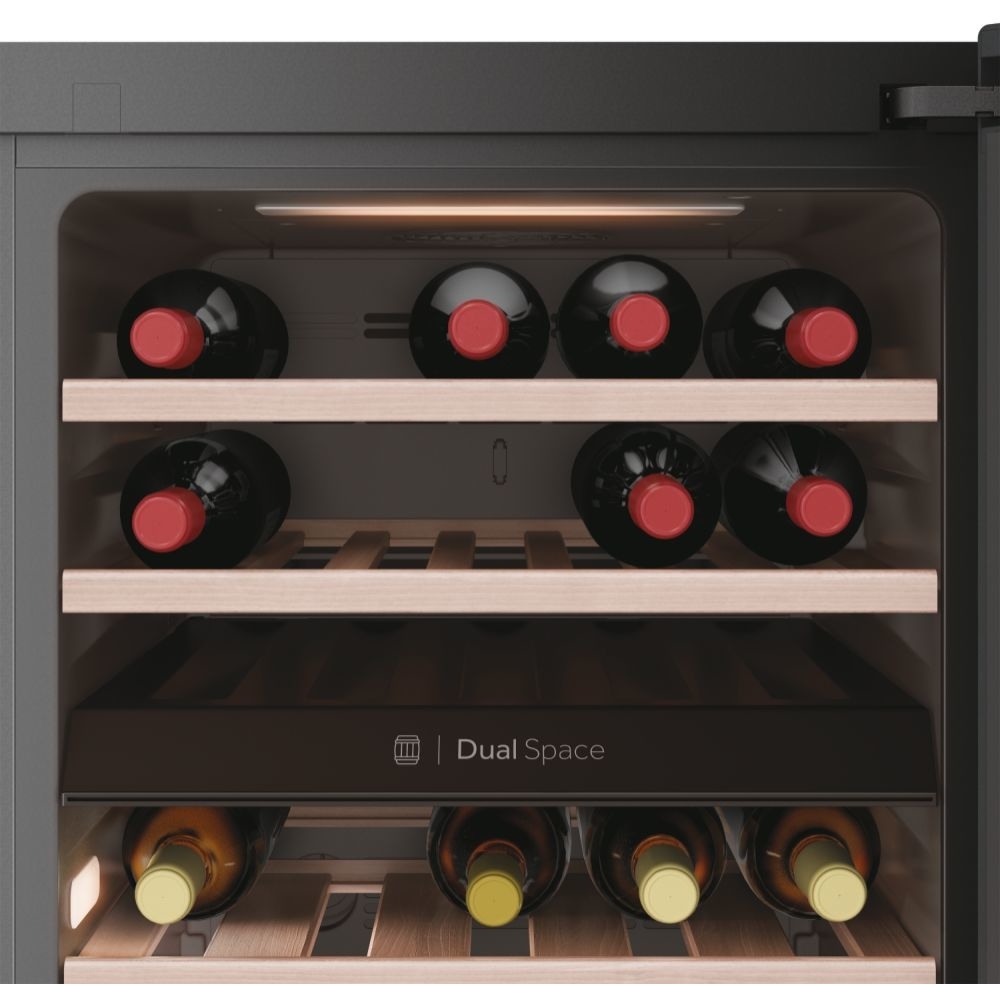 Haier HWS42GDAU1 Wine Cooler, Black, G Rated