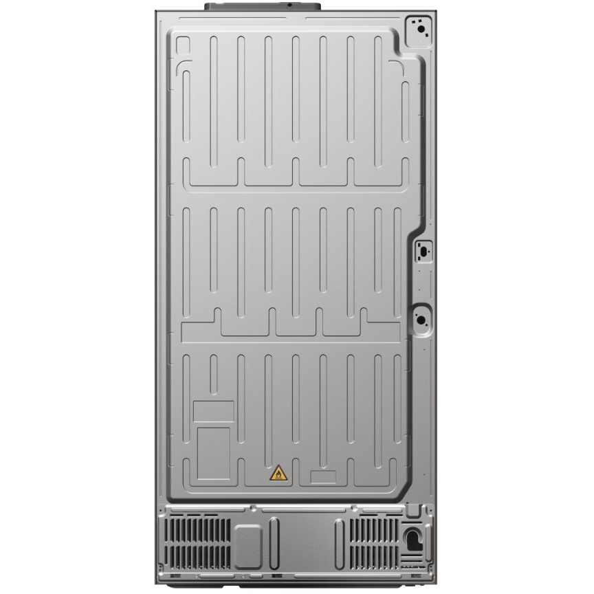 Haier HCR5919EHMB American Fridge Freezer, Black, E Rated,  Plumbed