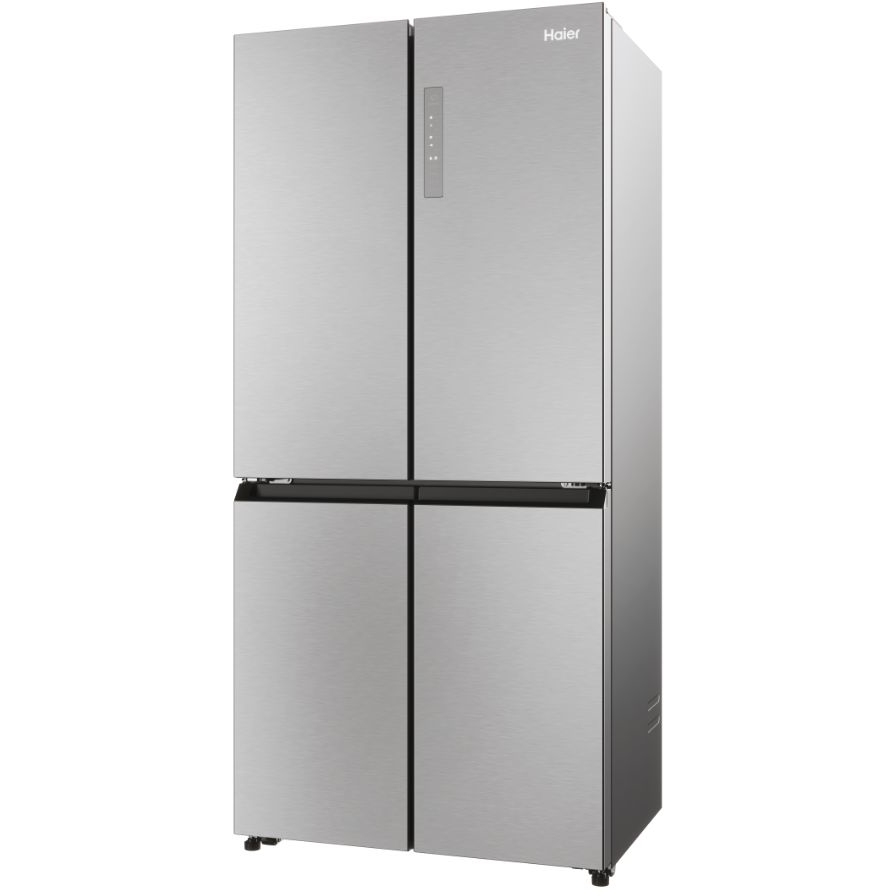 Haier HCR3818ENMM American Fridge Freezer,  Non-Plumbed, Stainless Steel, E Rated