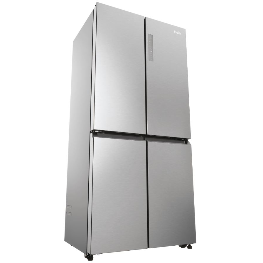 Haier HCR3818ENMM American Fridge Freezer,  Non-Plumbed, Stainless Steel, E Rated