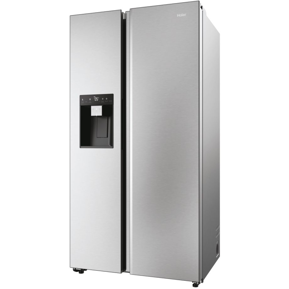 Haier HSW59F18DIMM American Fridge Freezer,  Plumbed, Stainless Steel, D Rated