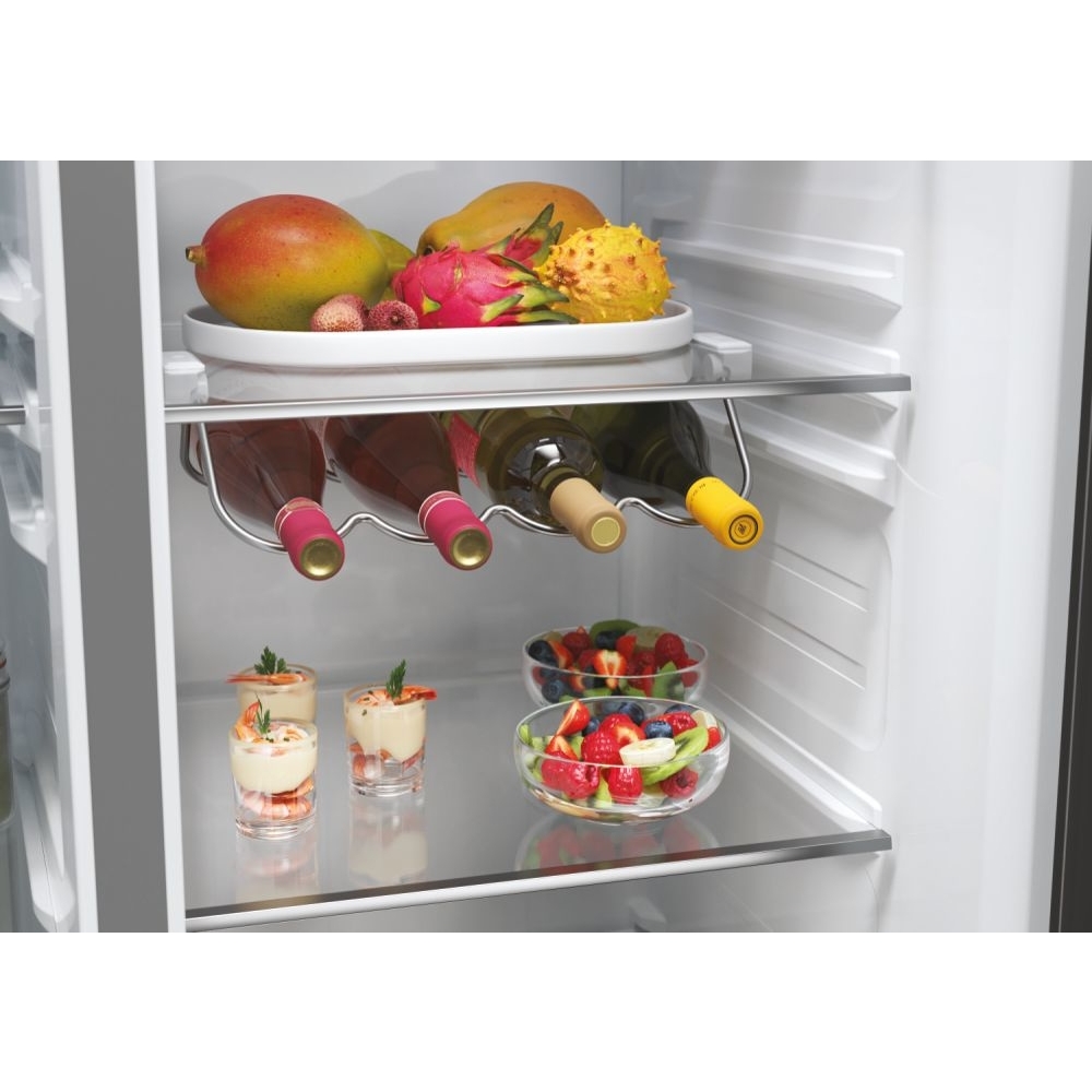 Haier HSW59F18DIMM American Fridge Freezer,  Plumbed, Stainless Steel, D Rated