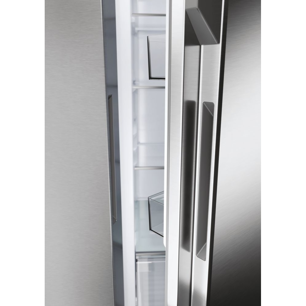 Haier HSR5918DNMP American Fridge Freezer,  Non-Plumbed, Stainless Steel, D Rated