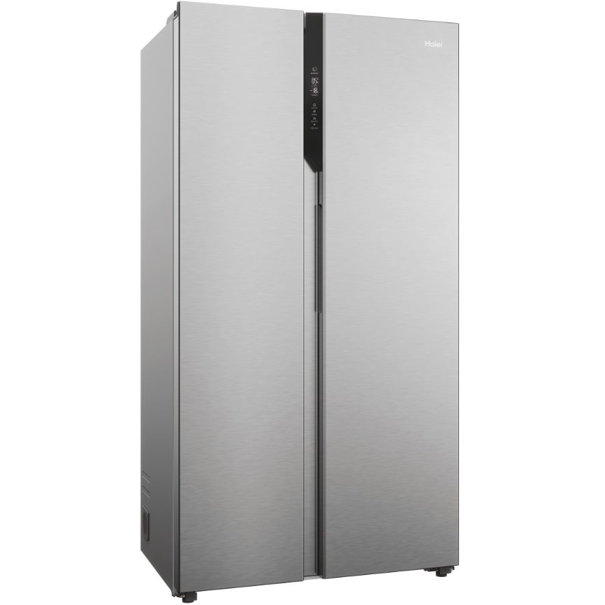 Haier HSR5918DNMP American Fridge Freezer,  Non-Plumbed, Stainless Steel, D Rated