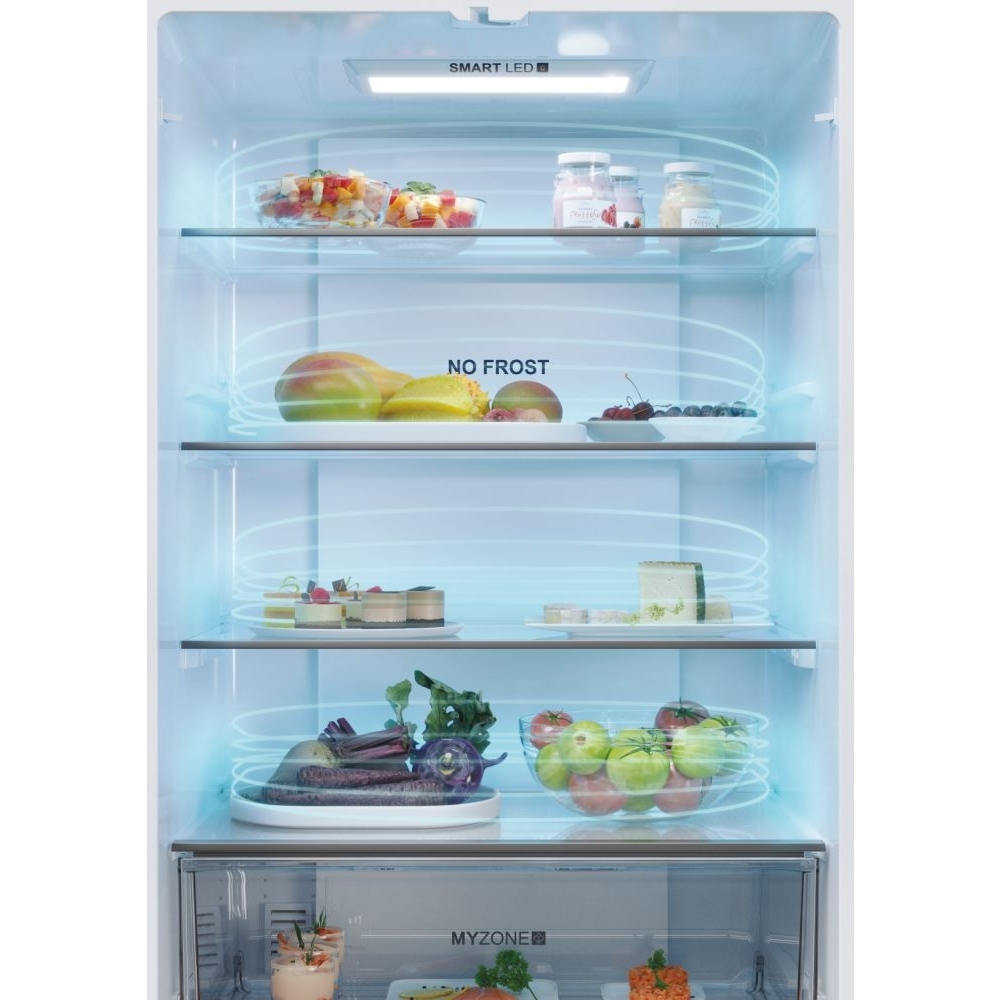 Haier HFR5719ENMG FD 70 Series 5 American Fridge Freezer, Stainless Steel, E Rated,  Non-Plumbed