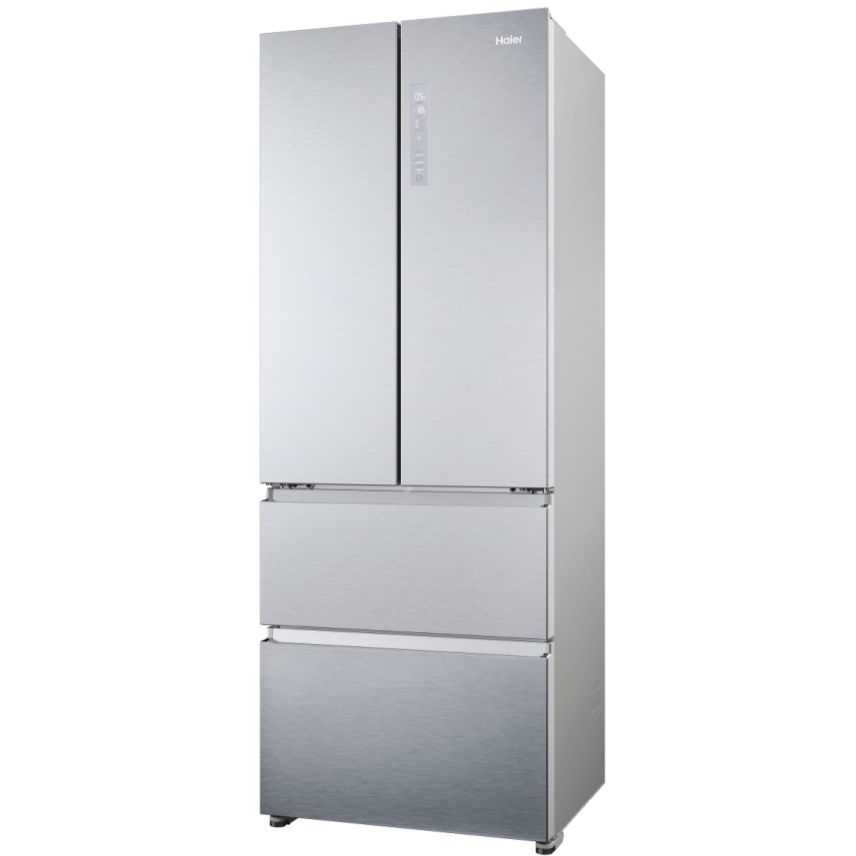Haier HFR5719ENMG FD 70 Series 5 American Fridge Freezer, Stainless Steel, E Rated,  Non-Plumbed