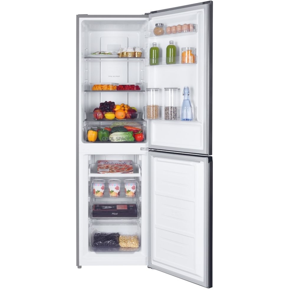 Hoover HOCH1T518EXK Total No Frost Fridge Freezer, 60/40, Stainless Steel, E Rated
