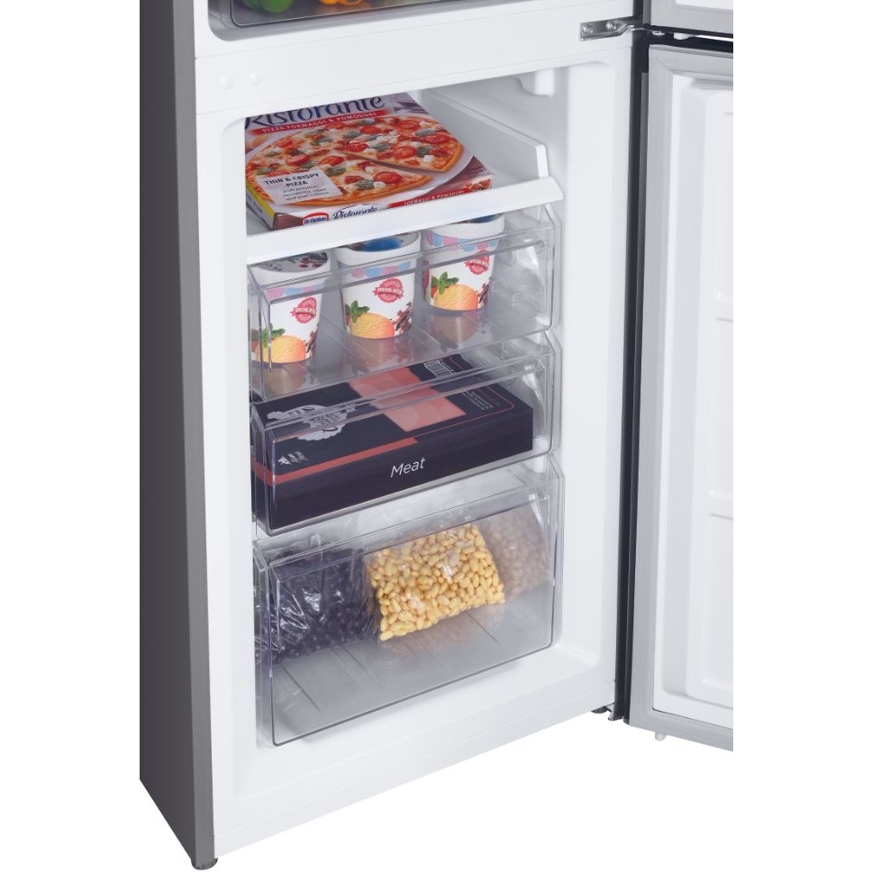 Hoover HOCH1T518EXK Total No Frost Fridge Freezer, 60/40, Stainless Steel, E Rated