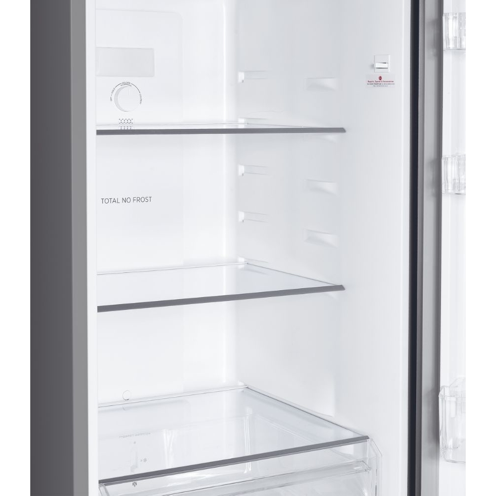 Hoover HOCH1T518EXK Total No Frost Fridge Freezer, 60/40, Stainless Steel, E Rated