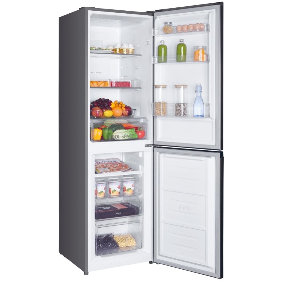 Hoover HOCH1T518EXK Total No Frost Fridge Freezer, 60/40, Stainless Steel, E Rated