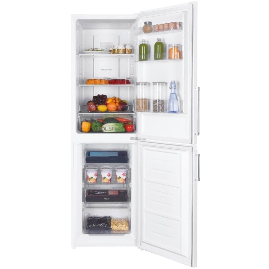 Hoover HOCH1T518EWHK Total No Frost Fridge Freezer, 50/50, White, E Rated