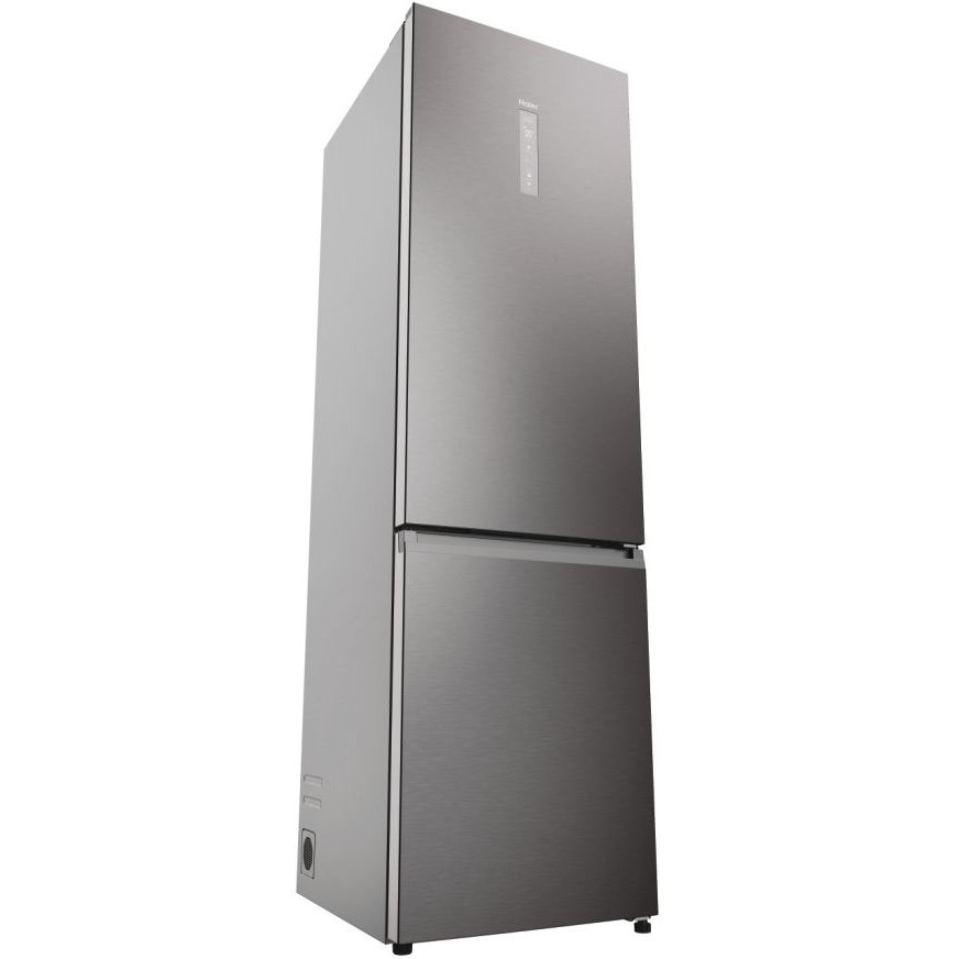 Haier HDPW5620ANPD No Frost Fridge Freezer, 70/30, Grey, A Rated