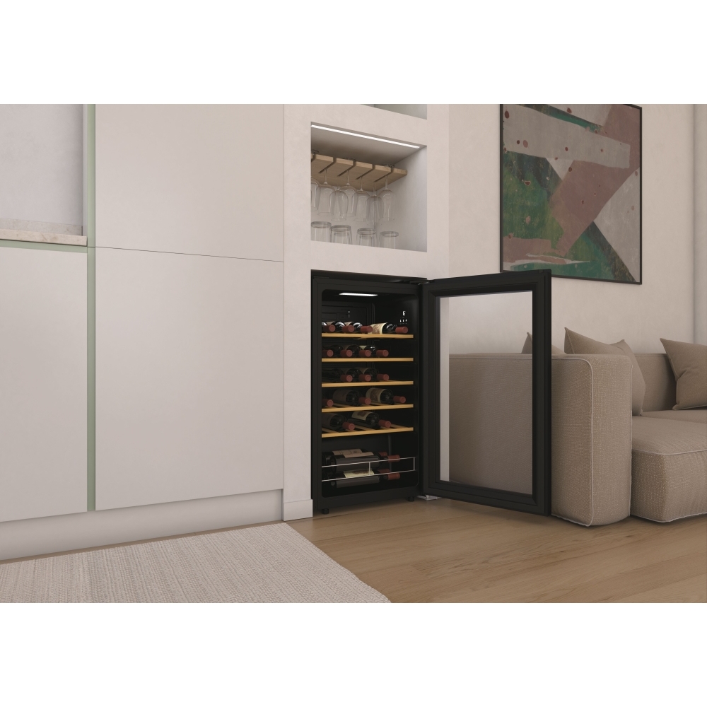 Hoover HOWC034K Wine Cooler, Black, G Rated
