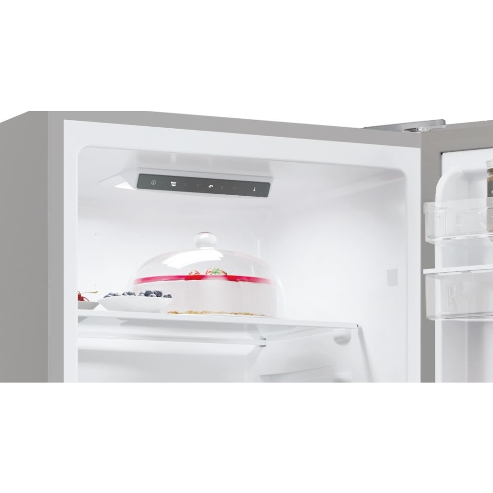 Hoover HOCT3L517EWSK-1 Low Frost Fridge Freezer, 50/50, Silver, E Rated