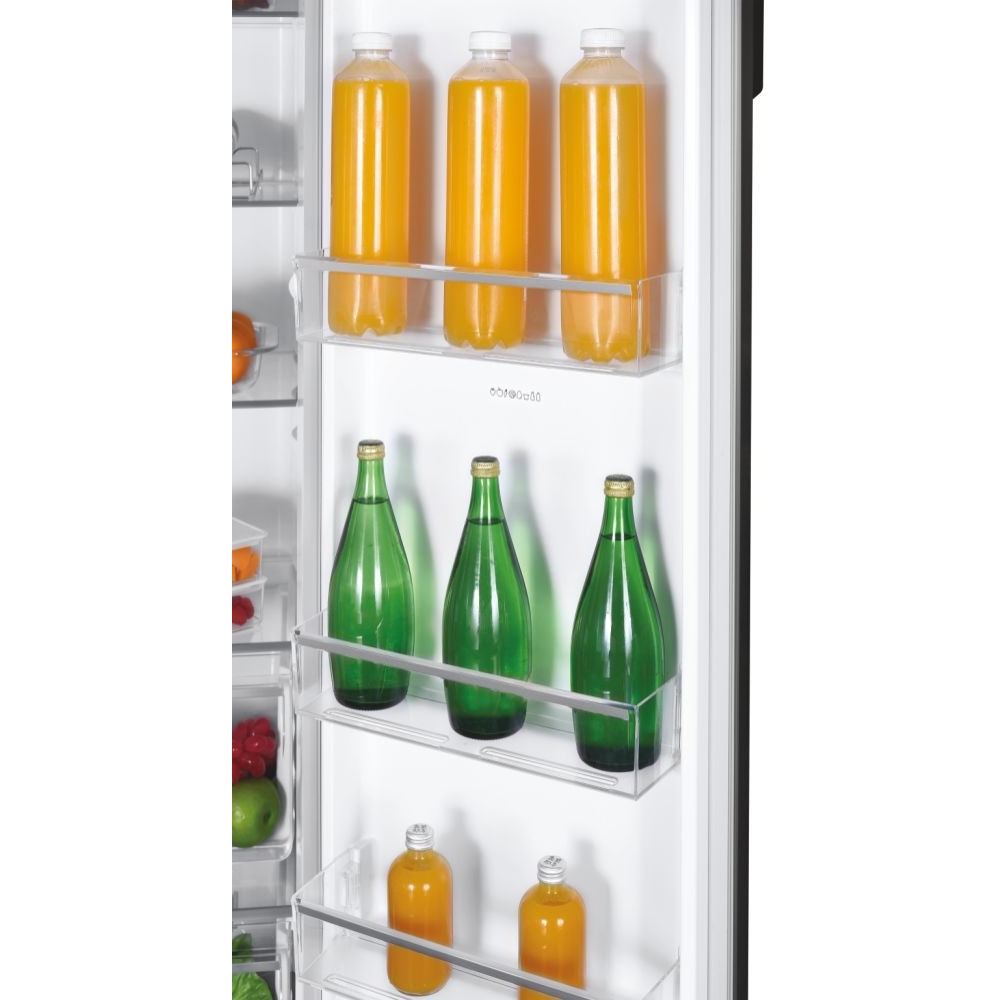 Hoover HOSR5918EIXK American Fridge Freezer, Stainless Steel, E Rated,  Plumbed