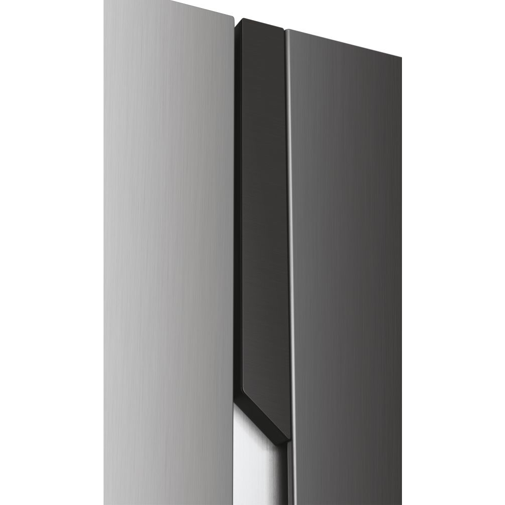 Hoover HOSR5918EIXK American Fridge Freezer, Stainless Steel, E Rated,  Plumbed