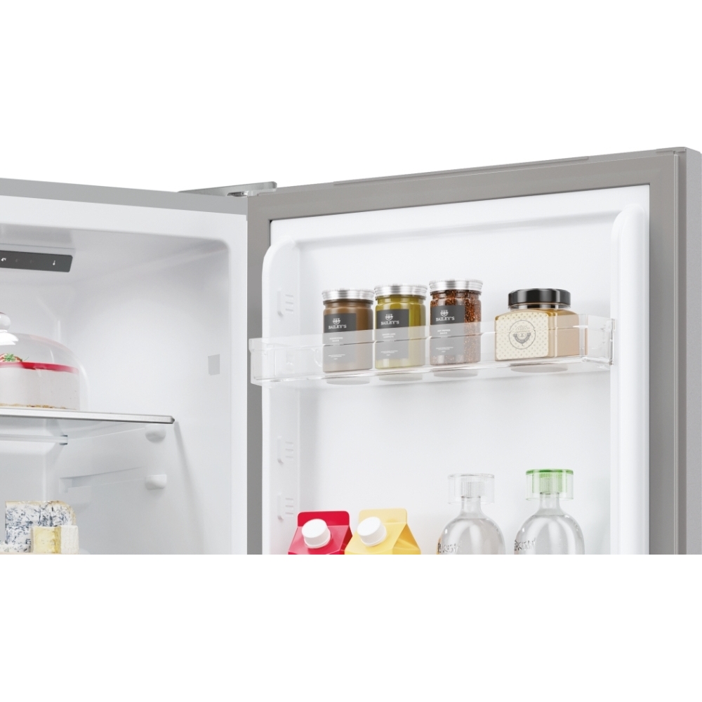 Hoover HVT3CLECKIHS-1 Low Frost Fridge Freezer, 50/50, Stainless Steel, E Rated