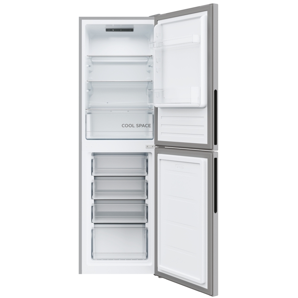 Hoover HVT3CLECKIHS-1 Low Frost Fridge Freezer, 50/50, Stainless Steel, E Rated