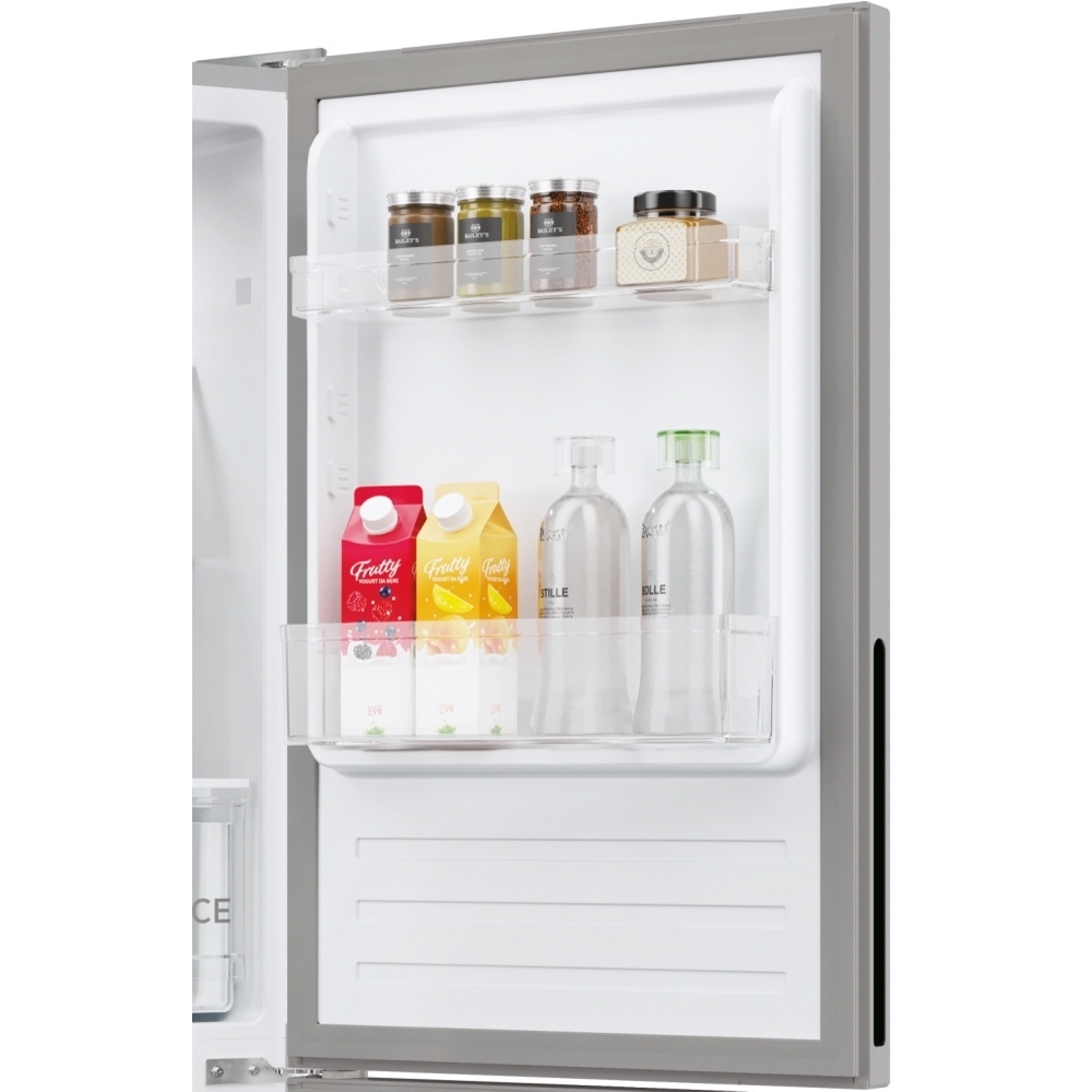 Hoover HVT3CLECKIHS-1 Low Frost Fridge Freezer, 50/50, Stainless Steel, E Rated