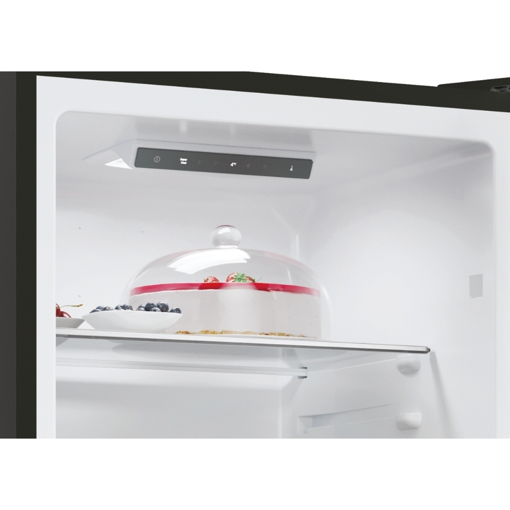 Hoover HVT3CLECKIHB-1 Low Frost Fridge Freezer, 50/50, Black, E Rated